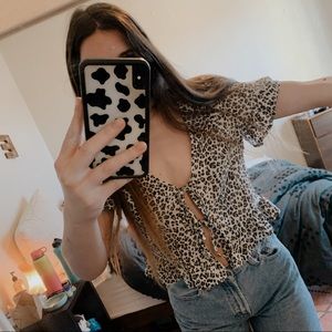 PRINCESS POLLY CHEETAH TOP